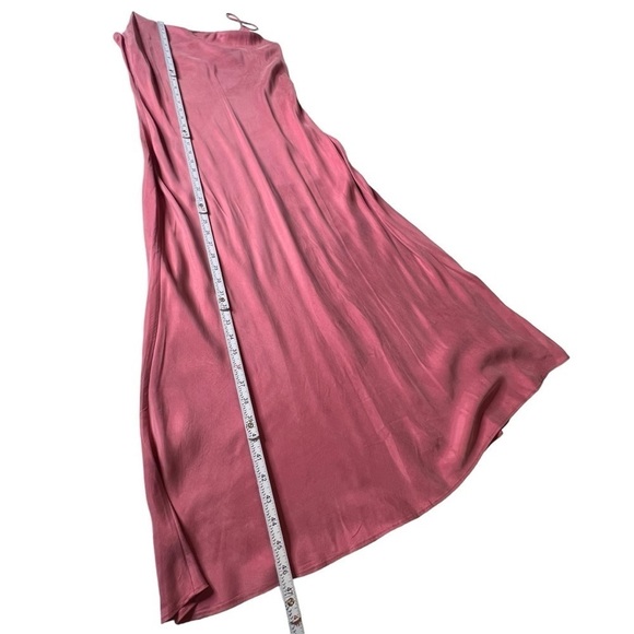 J.Crew Gwyneth Cupro-Blend MIDI Slip Dress in Dusty Pink Color Size 10 - Picture 8 of 12